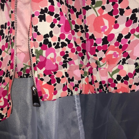 NWOT ZARA cropped floral bomber - Picture 3 of 5